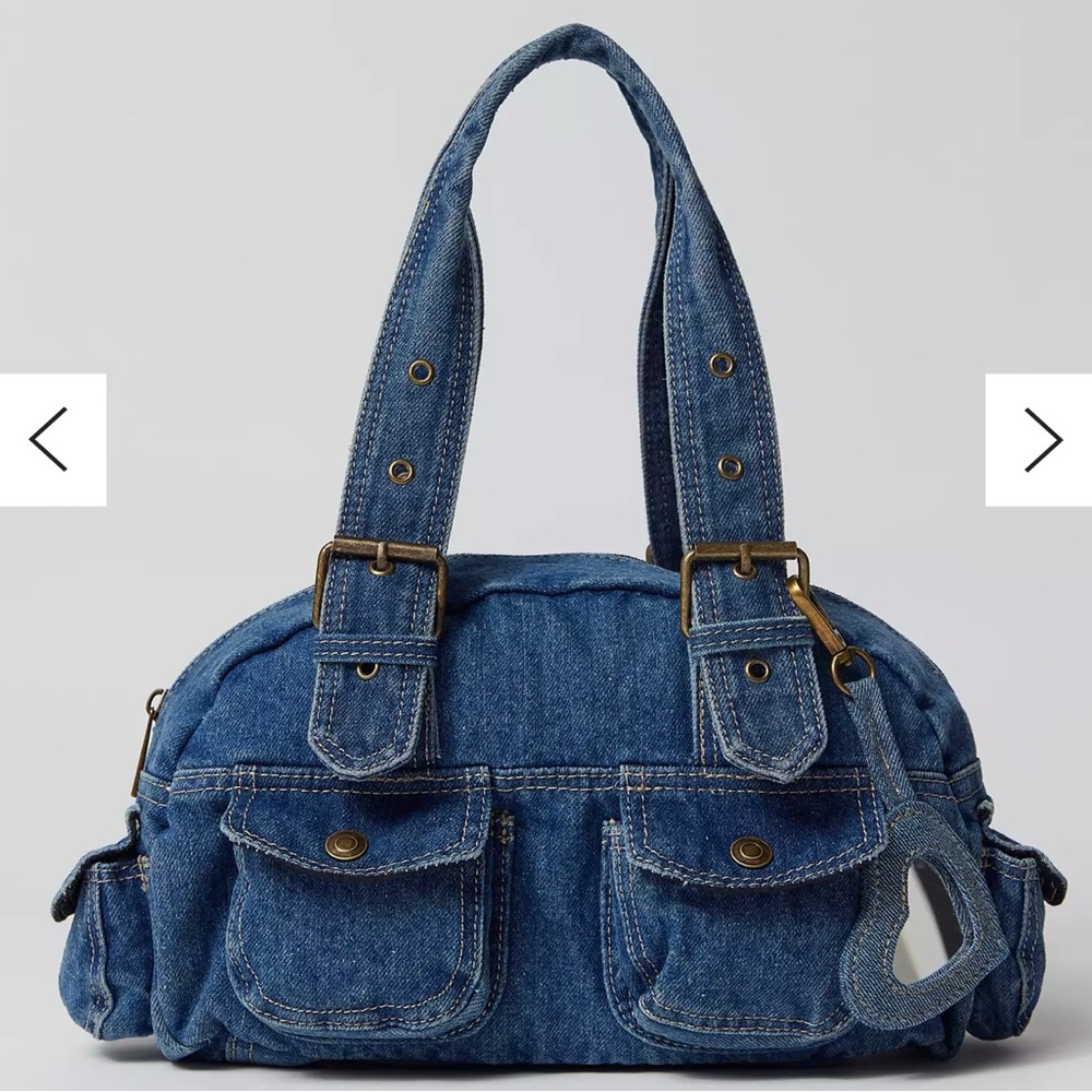 BDG Denim Duffle Shoulder Bag